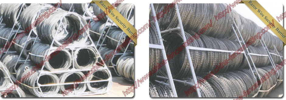 Mobile Razor Wire Security Barrier